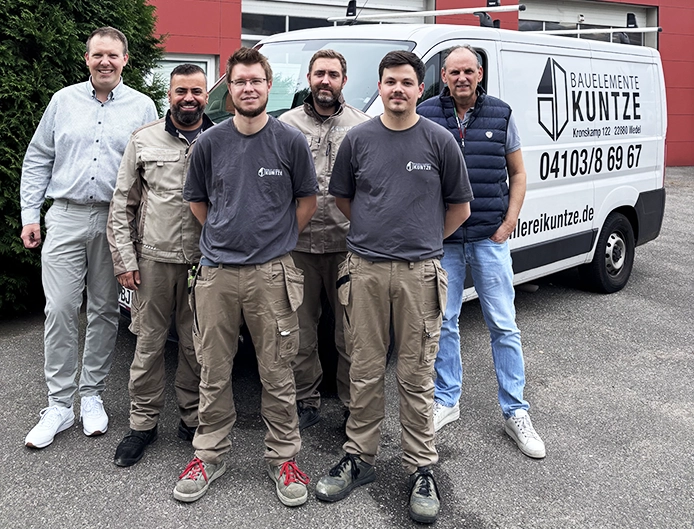 Das Team der Bauelemente Kuntze GmbH